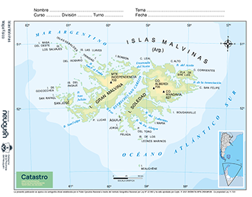 Islas Malvinas Físico