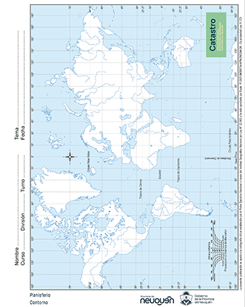 Planisferio Contorno