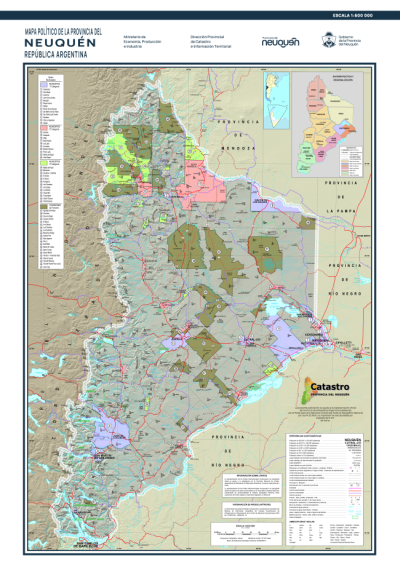 Mapa Provincia Neuquén