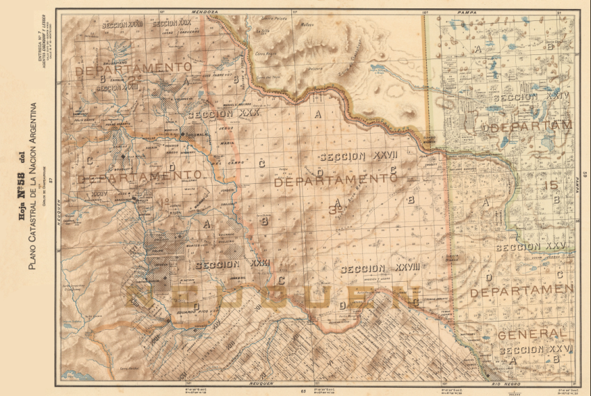 Catastro Neuquén 1901 Parte I
