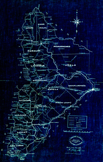Neuquén Mapa Negativo 1919